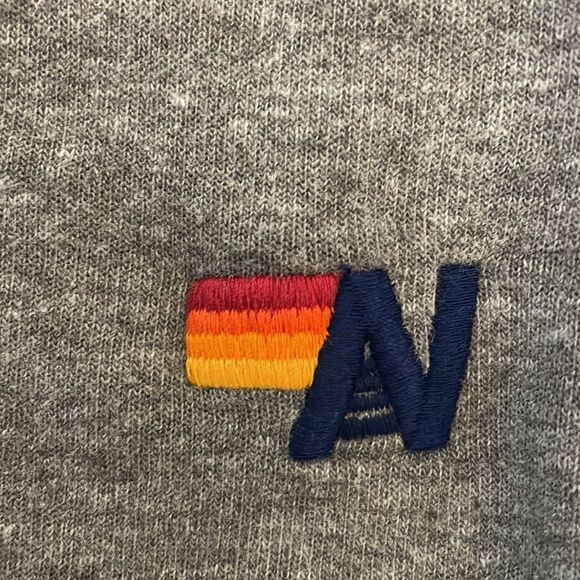 Aviator Nation Bolt Classic Crop Crew Sweatshirt - Medium - Picture 6 of 7